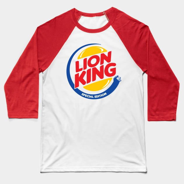 Lion King Baseball T-Shirt by syamimadi